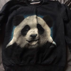 Panda Crew Neck Sweatshirt