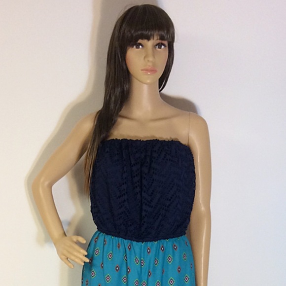 ❌LAST CHANCE❌Liberty Love Aztec Palazzo Jumpsuit - Picture 4 of 6