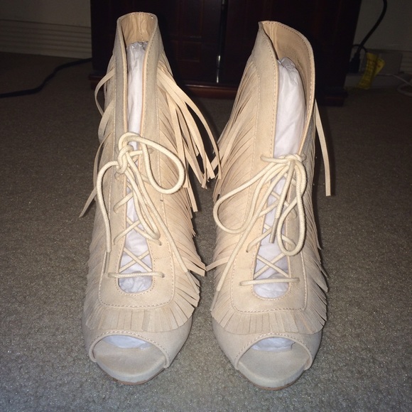 Shoe Dazzle Shoes - NEW Fringe booties Shoe Dazzle Shoes - NEW Fringe booties