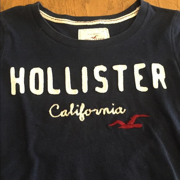 Navy Hollister shirt
