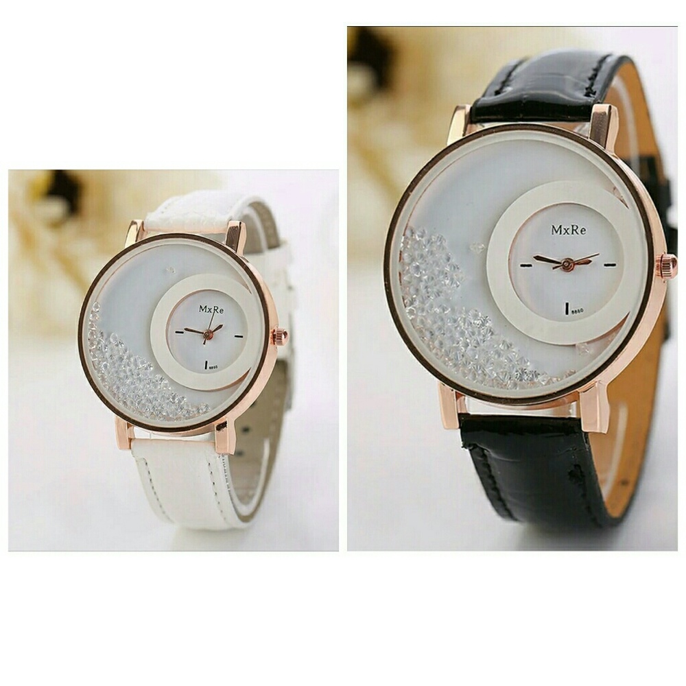 New Fashion Strap Women Rhinestone Wrist Watch - Picture 3 of 4