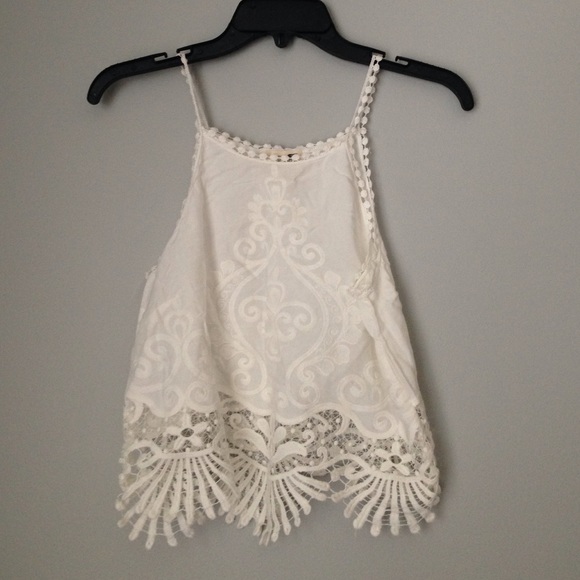 LA hearts crop top