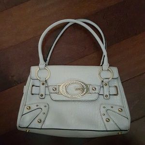 White guess purse