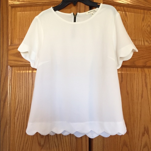 Scalloped shirt