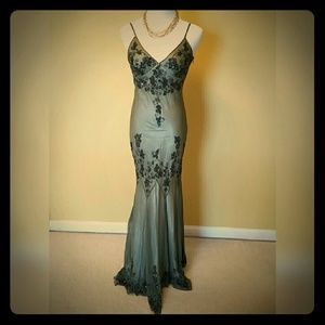 SILK BEADED GOWN