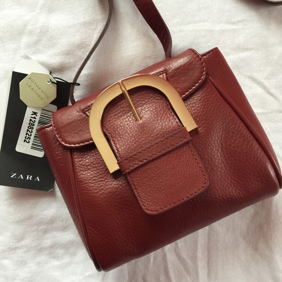 Zara Handbags - Zara Woman authentic leather bag with buckle