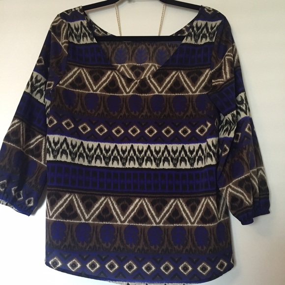 🎀Flash Sale🎀 Tribal Print Top - Picture 4 of 4
