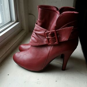 Red booties