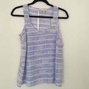 Joie Slit back silk tank