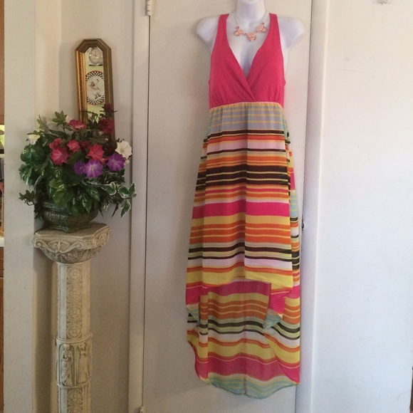 🏖REDUCED🏖 New High/Low Stripe Sundress
