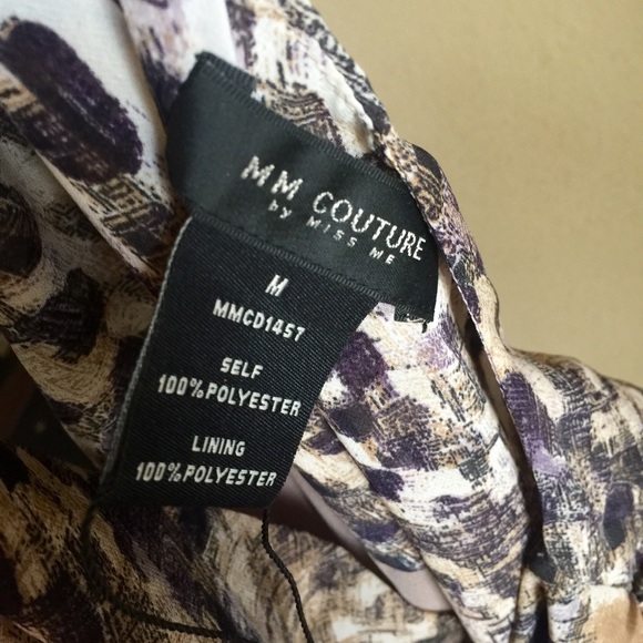MM Couture Animal Print Dress - Picture 3 of 4