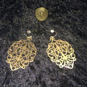 Premier earrings and ring FINAL PRICE