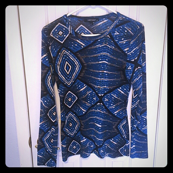 Karen Kane long sleeve blouse