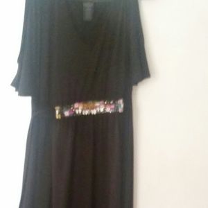 Faded Glory Long Black Summer Dress