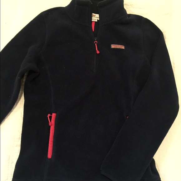 Vineyard Vines Tops - Vineyard Vines Navy Fleece Pullover
