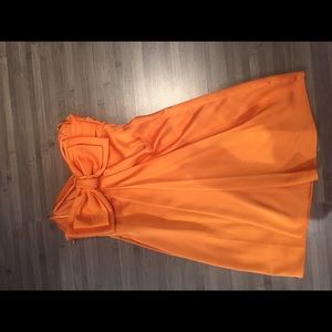BCBG orange dress