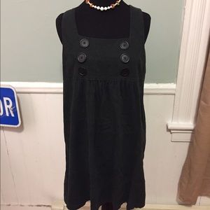 Vintage 90s black cotton dress