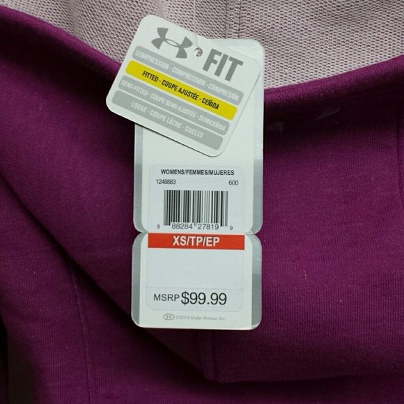 Sold NWT $100 Under Armour fitted hood jacket - Picture 4 of 4