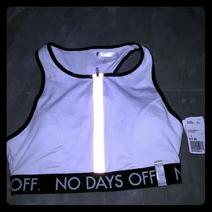 Zip up sports bra NWT