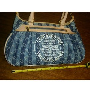 UA Louis Vuitton Blue jean bag.