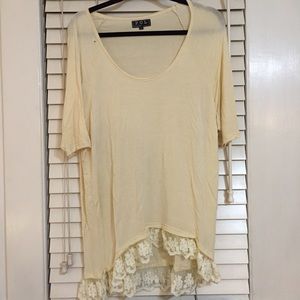Nasty gal lace shirt