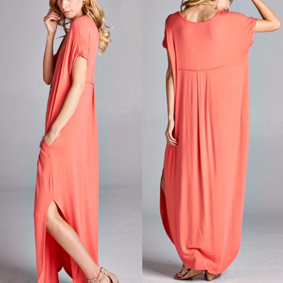 CHARLIZE solid boho dress - BLACK - Picture 2 of 4