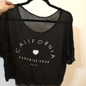 Brandy Melville black California shirt