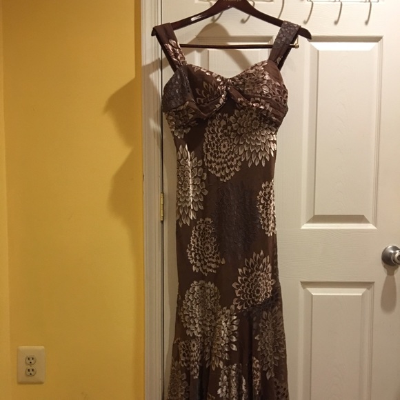 Ladies floral gown