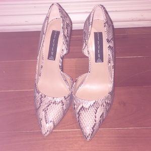Snakeskin heels