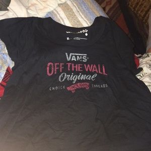 Vans black tee
