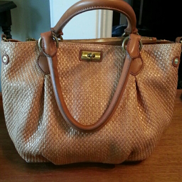 J Crew Brompton Straw Hobo NWOT
