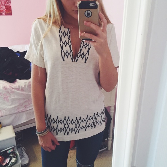 Madewell tribal top