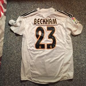 David Beckham soccer jersey