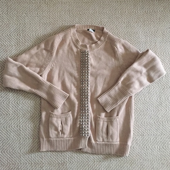 J. Crew Sweaters - J. Crew cotton stud cardigan