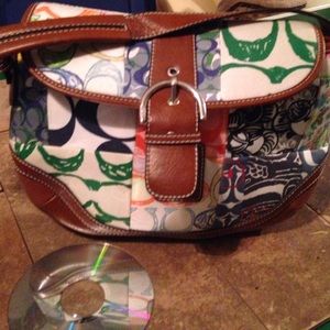 Coach patchwork hobo bag