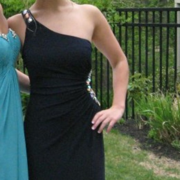 Beautiful, Comfortable One Shoulder Prom Dress!