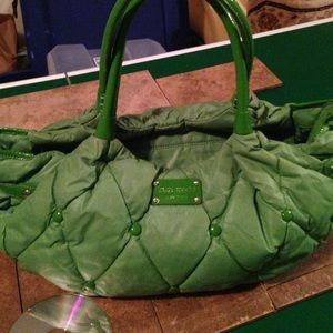 Nylon green Kate Spade bag