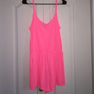 Hot pink romper