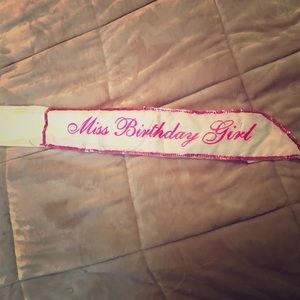 Miss Birthday Girl Sash