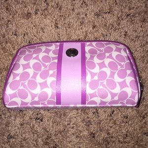 Coach makeup bag
