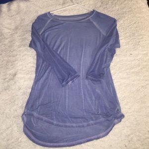 light blue half way long sleeve