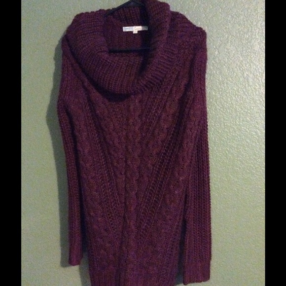 Cowl Neck Sweater Dress