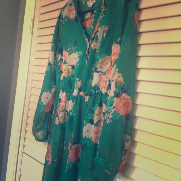 ON floral print dress