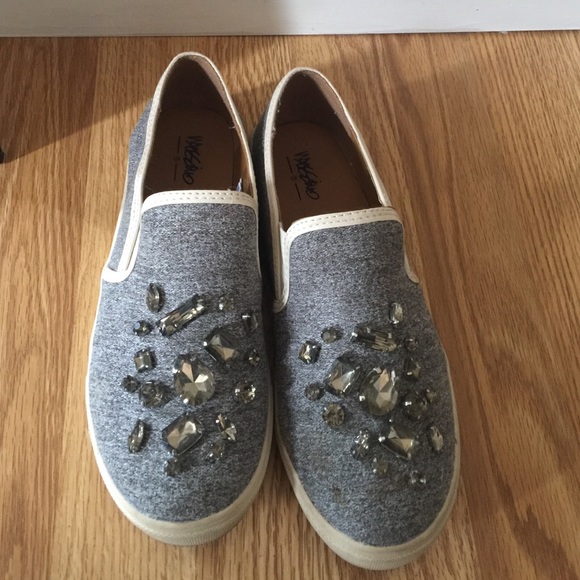Rhinestone slip ons