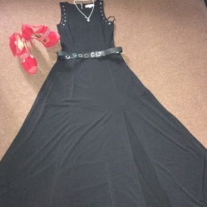 MICHAEL Michael Kors Sleeveless Grommet Maxi Dress