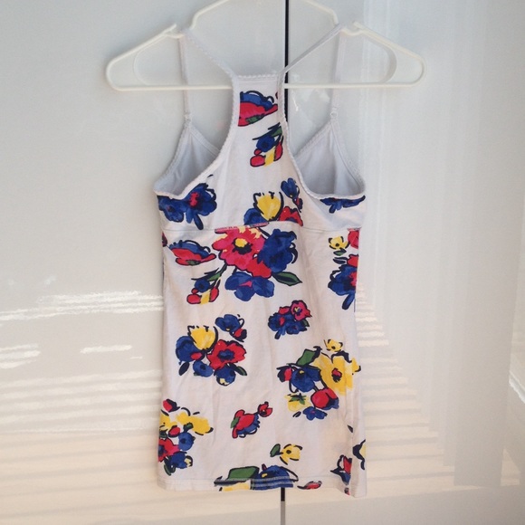 Floral racerback tank top, size medium. - Picture 2 of 2