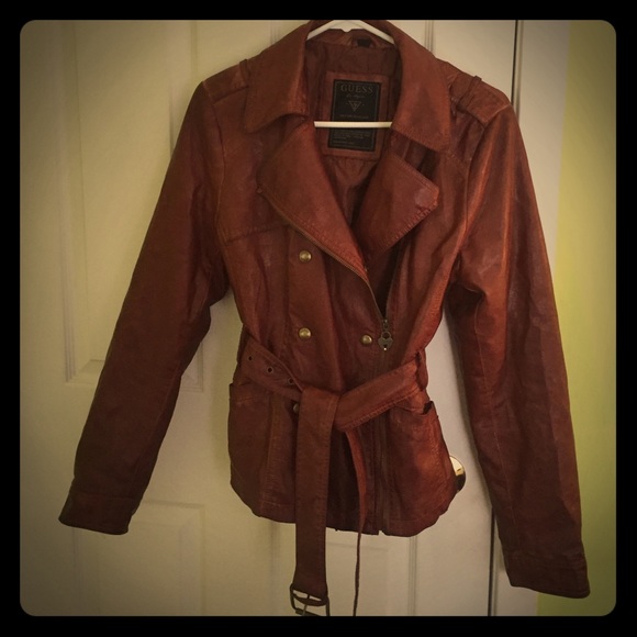 Guess Faux Leather Jacket