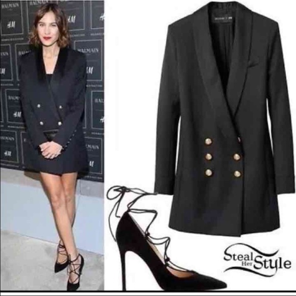 Balmain hm blazer/ dress