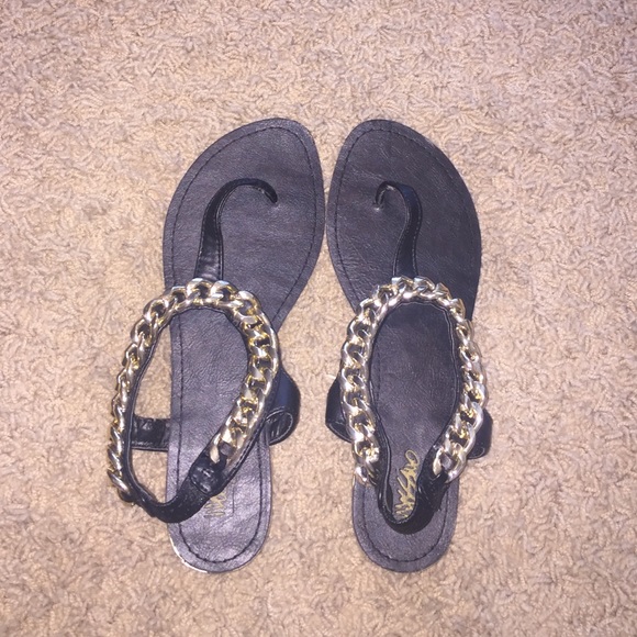 Gold Chain Sandals