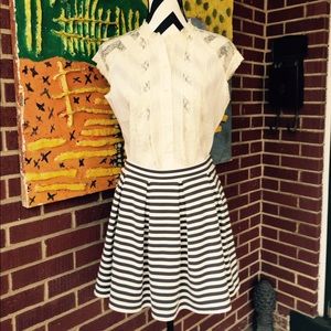 American Eagle Striped Skirt